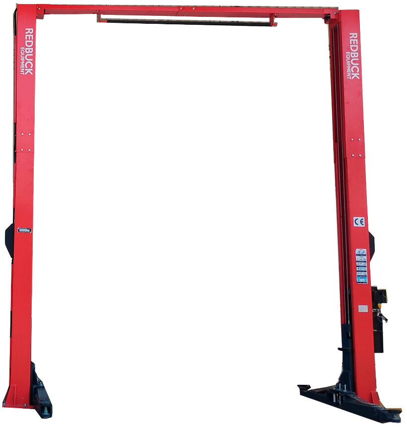 ELEVADOR DE 2 POSTES TIPO PORTERIA CAP. 12,000 LBS
