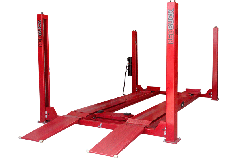 RAMPA DE 4 POSTES PARA ALINEACION CAPACIDAD 9,000 LBS
