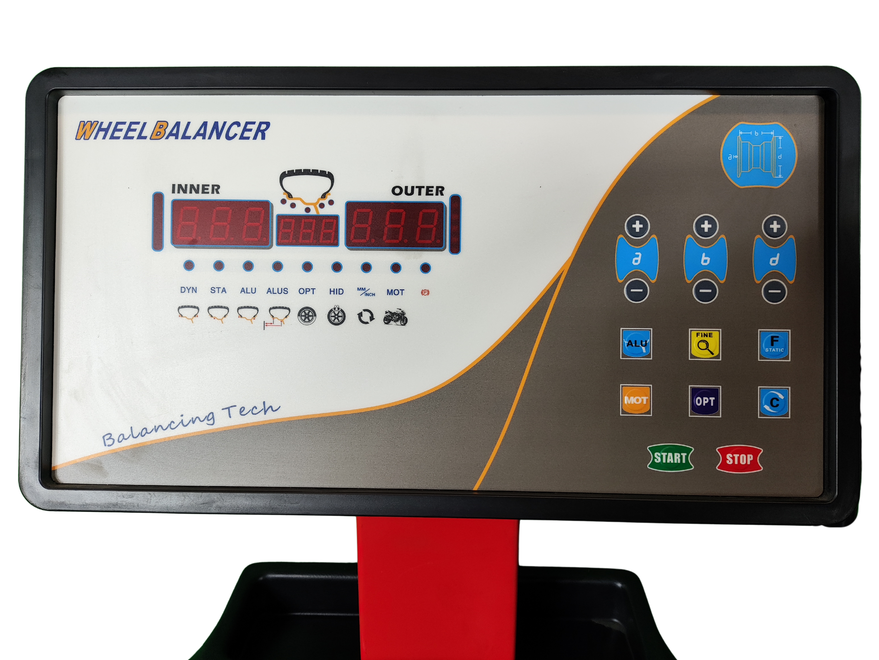 BALANCEADORA CON INDICADOR LÁSER Y LECTURA AUTOMÁTICA DE A Y D  BAL23 - Imagen 3